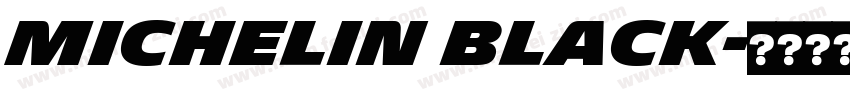 Michelin Black字体转换